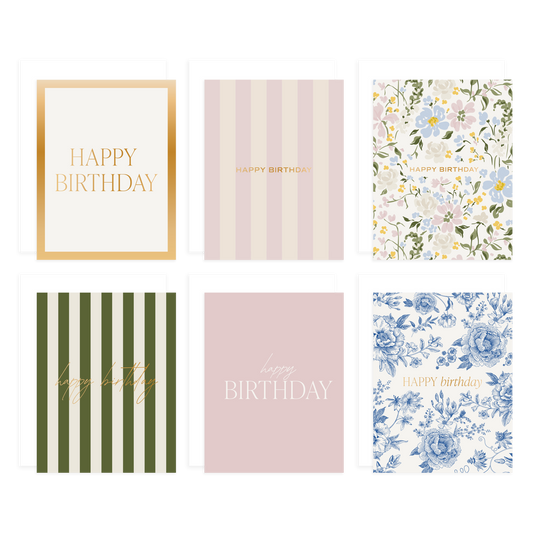 Assorted Happy Birthday Boxed Card Set - Greeting Cards