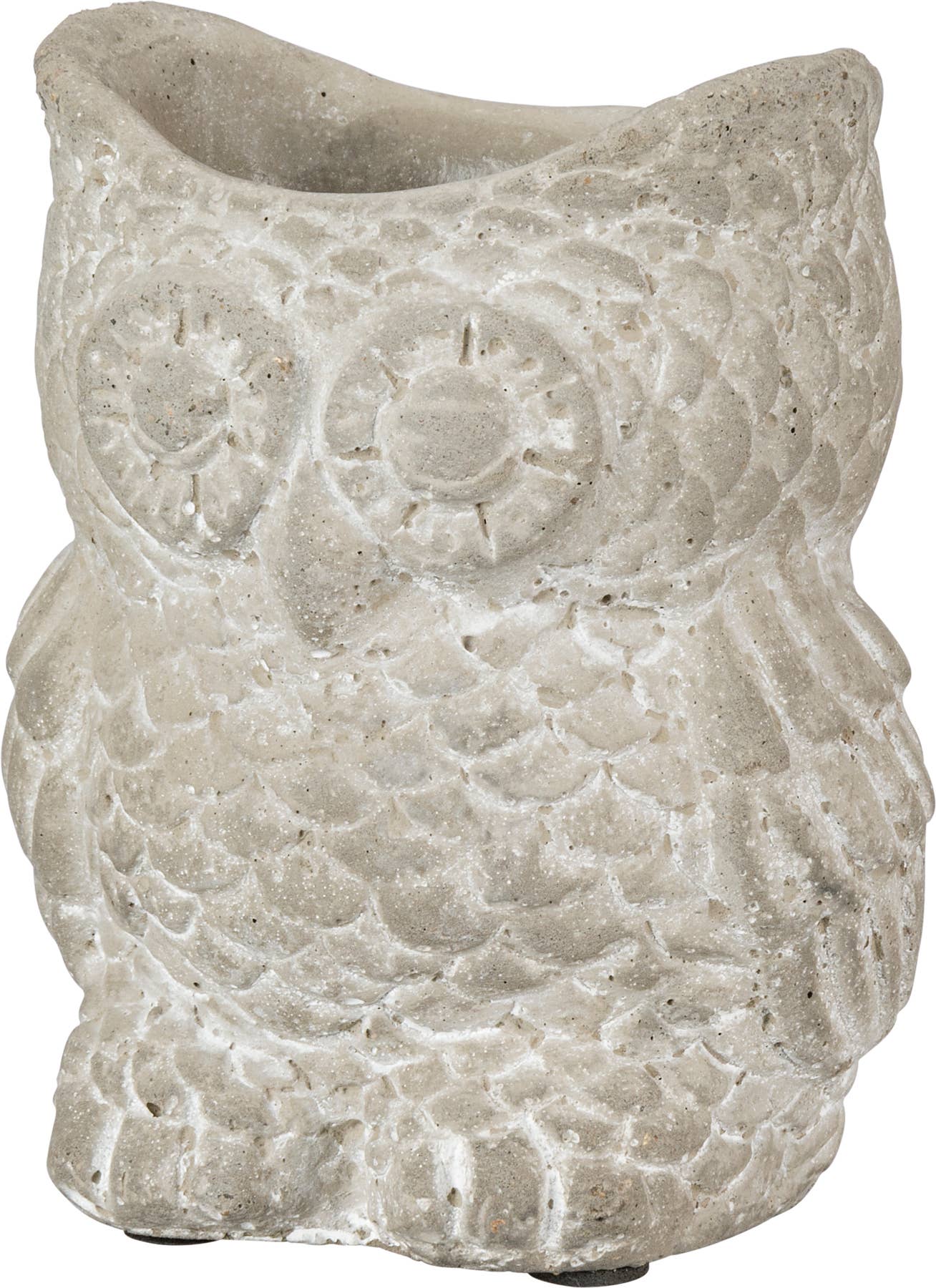 Cement Owl Planter Set