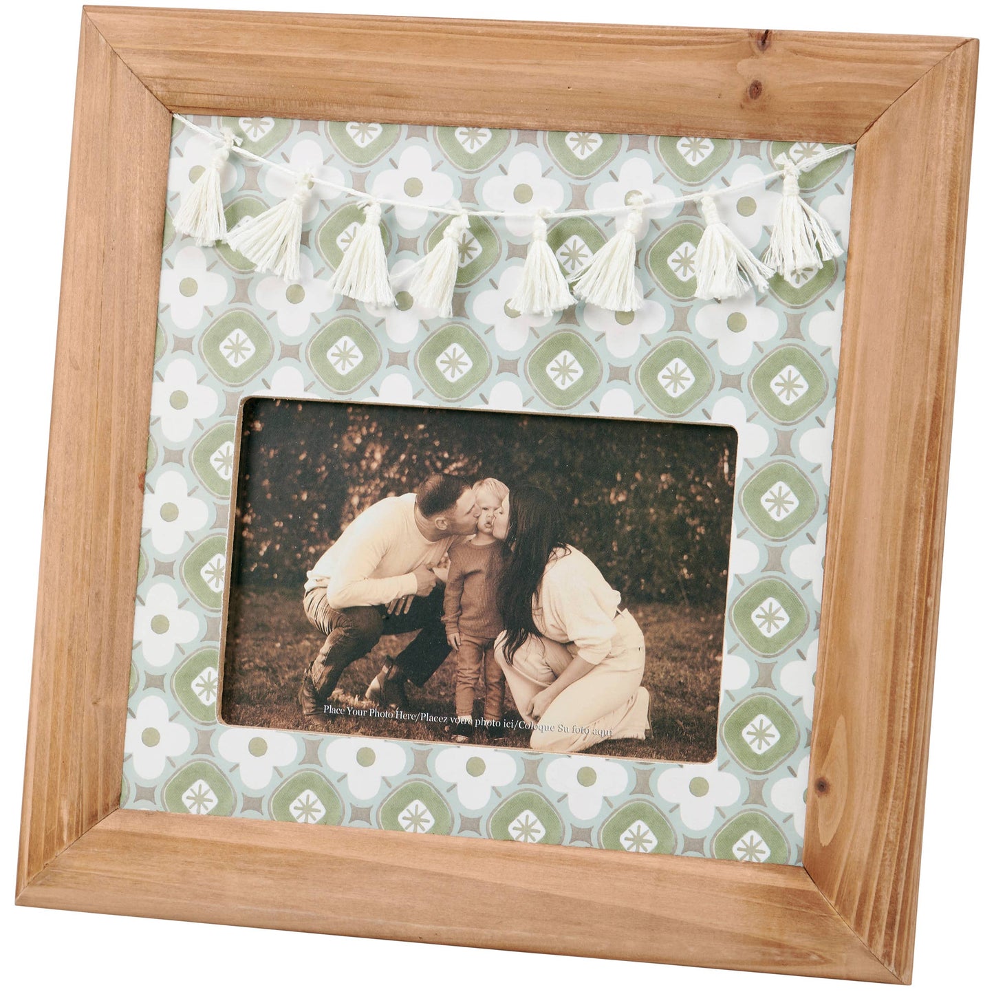Floral Pattern Photo Frame