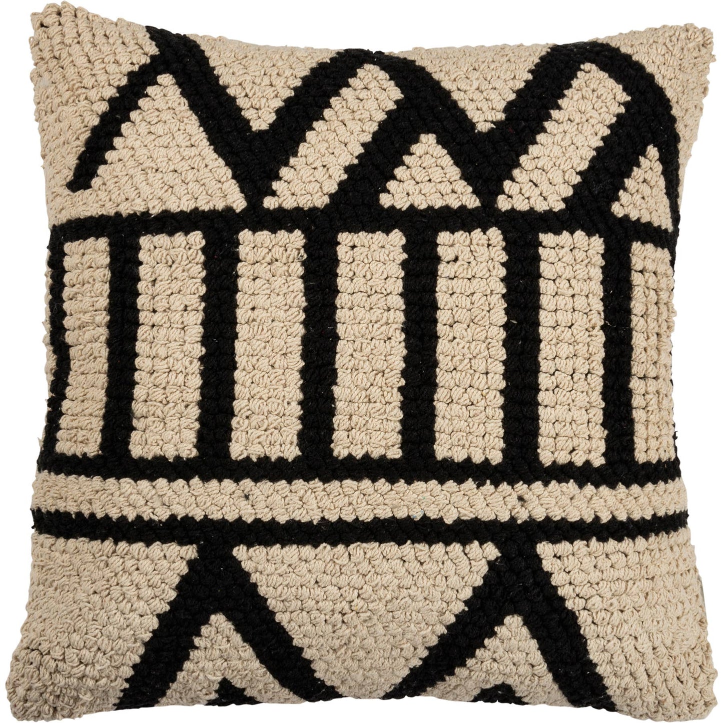 Cream Geo Pillow